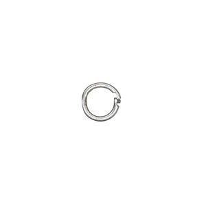 Loop Lock&trade;, JBB Findings, antique silver-plated brass, 8mm smooth round. Sold per pkg of 4.