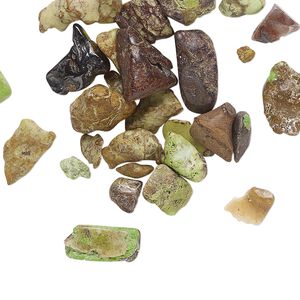 Gaspeite 1pkg10g, undrilled inlay chip natural mini