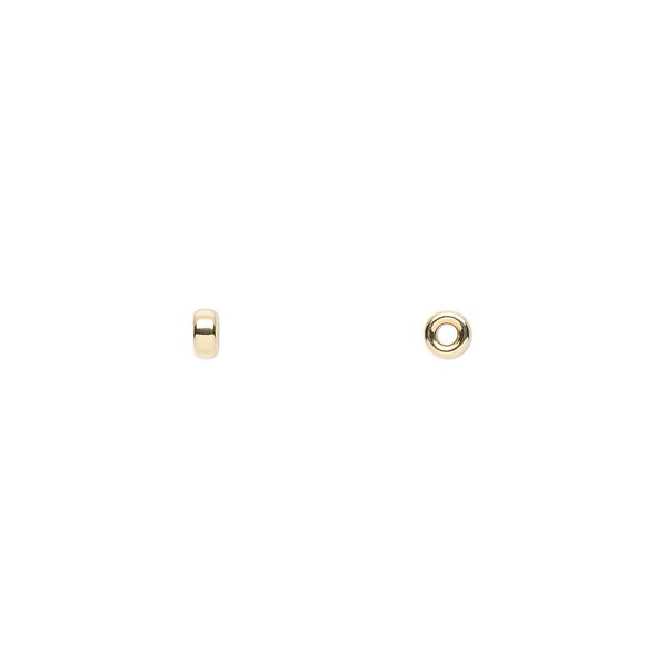 Bead 1pkg20 14Kt gold-filled, 3x1.5mm rondelle image number 0