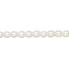 Freshwater pearl 1pkg1, semi-round, 15 inch white 4-5mm cultured image number 0