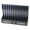 Plier rack, Plyworx PliersRack II, ABS plastic, grey, 12-3/4 x 9 x 3-1/4 inches with 15 slots. Sold individually. image number 1