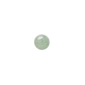 Green aventurine 1pkg10, calibrated round cab natural 8mm