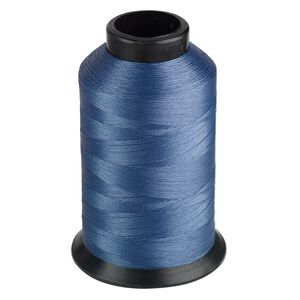 Thread, Nymo&reg;, nylon, royal blue, size B. Sold per 3-ounce spool.