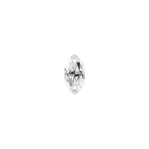 Sew-on 48pk crystal foil back, Swarovski&reg; 12x6mm navette 3223