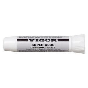 Adhesive 1pkg1 Vigor&reg; Super Glue, clear, 0.07 fl oz.