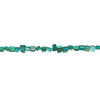 Mother-of-pearl shell 1pkg1, triangle tube bead 14 inch dark teal blue 7x6mm-11x9mm image number 1