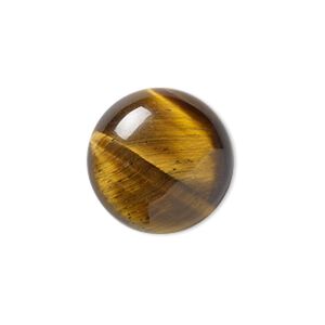 Tigereye 1pkg2, calibrated round cab natural 16mm