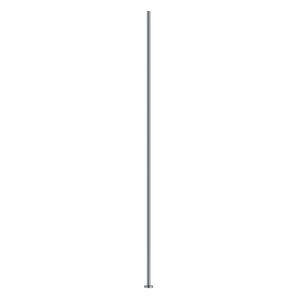 Head pin 1pkg500 gunmetal-plated, 2.5 inch, 21 gauge brass