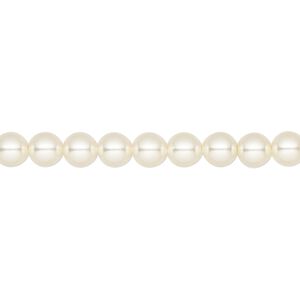 Pearl 500pk cream, Swarovski&reg; 5mm round 5810
