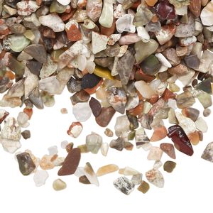 Flower agate 1pkg2oz, undrilled inlay chip natural mini
