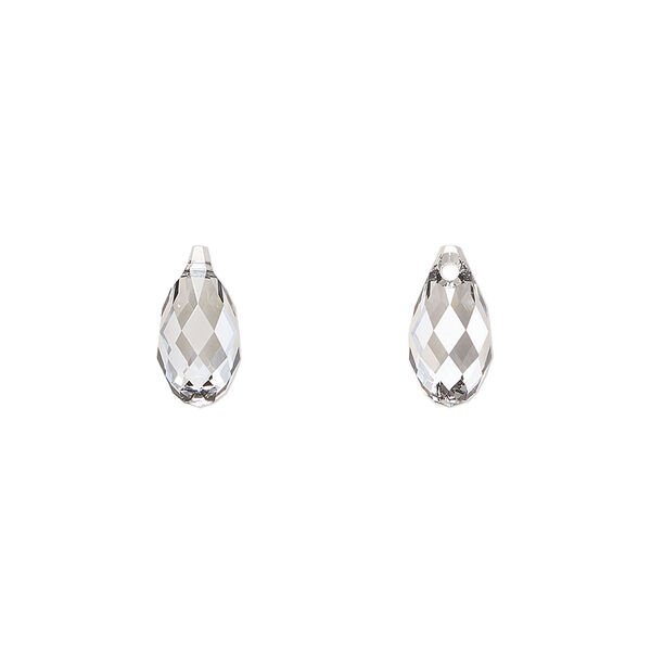 Briolette 1pkg144 crystal urban grey, Swarovski&reg;, 11x5.5mm pendant drop 6010 image number 0