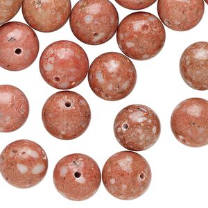 Multi-gemstone / mother-of-pearl shell / resin 1pkg4oz, round bead mixed colors 8-14mm