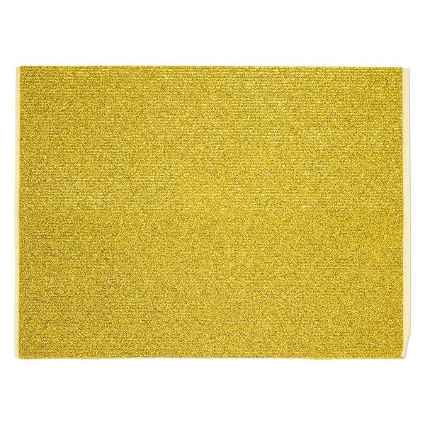 Adhesive strip, Art Edge&trade;, EVA foam, gold glitter, 2mm. Sold per 10-inch sheet. image number 1