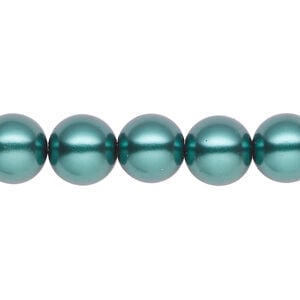 Pearl 1pk green, Celestial Crystal&reg; 10mm round 15.5-16 inch