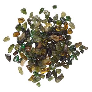 Green tourmaline 1pkg10g, undrilled inlay chip natural mini