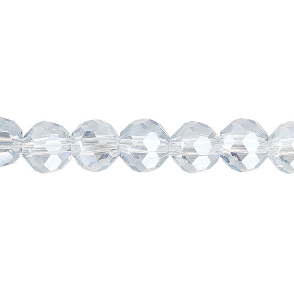 Bead 72pk translucent crystal silver night, Celestial Crystal&reg; 8mm round image number 0