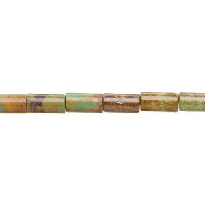 Turquoise 1pkg1, round tube bead 15.5-16 inch 6x4mm-8x5mm