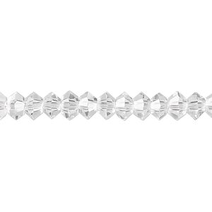 Bead 1pk 16 facets clear, Celestial Crystal&reg; 6x3mm disc 15.5-16 inch