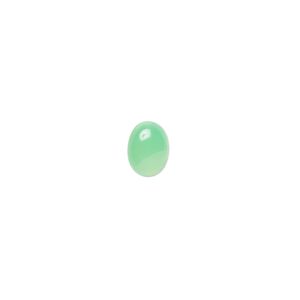Chrysoprase 1pkg1, calibrated oval cab natural 8x6mm