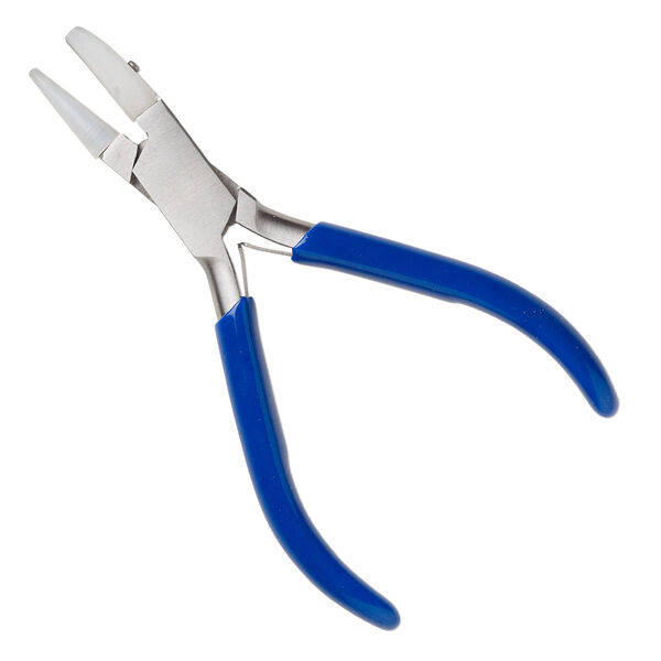 Pliers, EUROTOOL&reg;, looping, stainless steel / rubber / nylon, 5 inches. Sold individually. image number 0