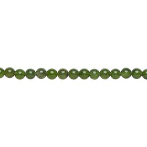 Quartz 1pkg1, round bead 15 inch 3-4mm