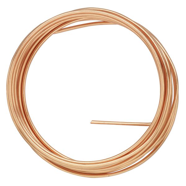 Wire, ParaWire&trade;, copper, round, 14 gauge. Sold per 10-foot section. image number 0