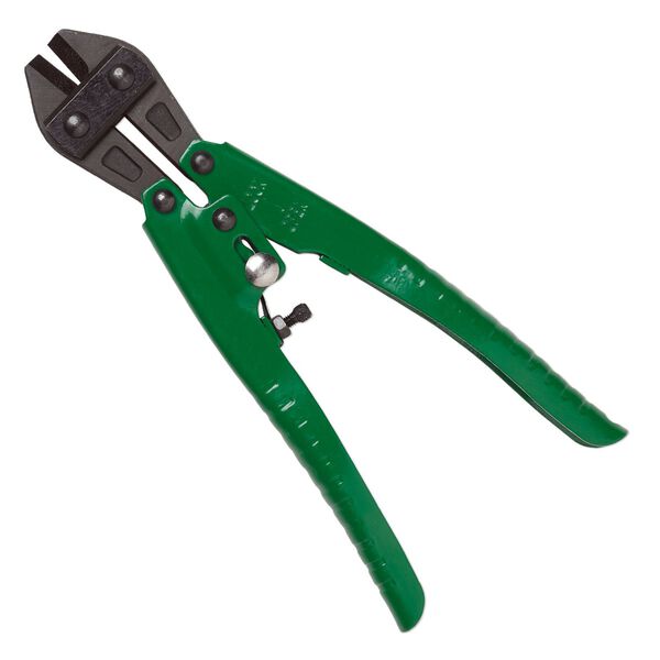Wire cutter, steel 1pkg1, green and black, 8.5 inches. image number 0