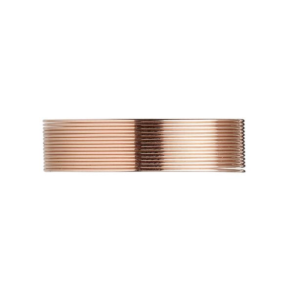 Wire, 12Kt rose gold-filled, dead-soft, round, 24 gauge. Sold per pkg of 5 feet. image number 0