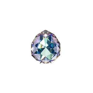 Drop 1pk crystal vitrail light, Crystal Passions&reg; 16x13.5mm pendant majestic 6436