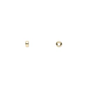 Bead 1pkg2 14Kt gold-filled, 3x1.5mm rondelle