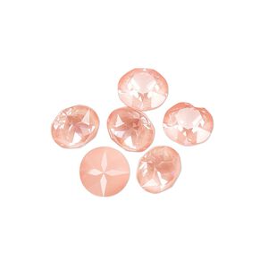 Chaton 6pk crystal flamingo ignite, Crystal Passions&reg; 8.16-8.41mm round SS39 1088