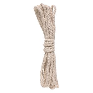 Cord, Hemptique&reg;, hemp, natural, 3mm braided. Sold per pkg of 2 meters.