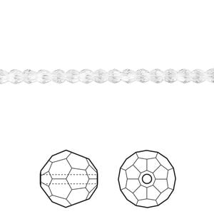 Bead 12pk crystal, Crystal Passions&reg; 3mm round 5000