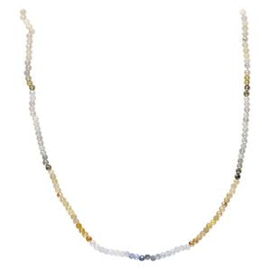 Multi-sapphire 1pkg1, hand-cut faceted round bead 12 inch 2-3mm