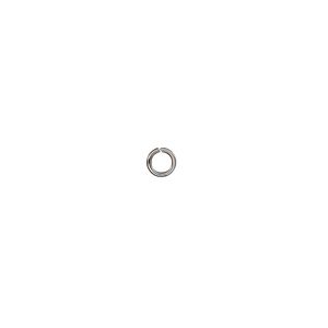 Jump ring 1pkg500 stainless steel, 4mm round, 22 gauge / 2.6mm inside diameter