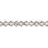 Bead 1pkg144 crystal urban grey, Crystal Passions&reg; 5mm XILION bicone 5328 image number 0