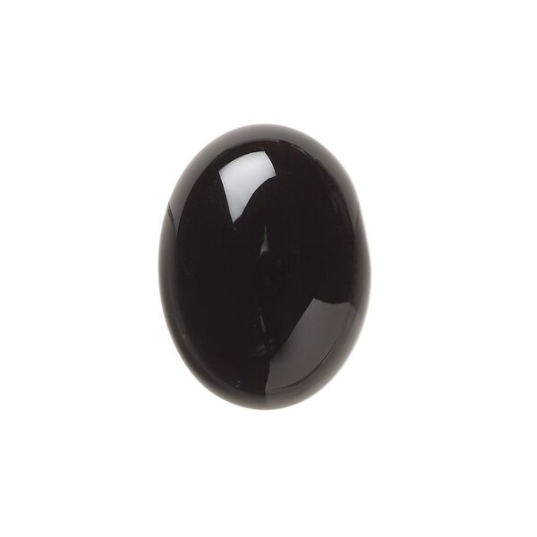 Black onyx 1pkg2, calibrated oval cab 20x15mm image number 0
