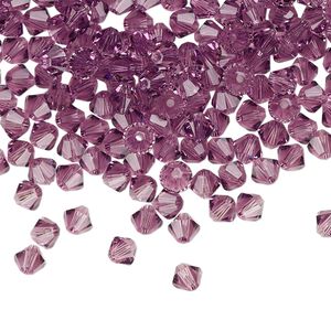 Bead 144pk iris, Crystal Passions&reg; 4mm bicone 5328