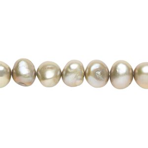 Freshwater pearl 1pkg1, flat-sided potato, 15 inch moss 7-8mm cultured