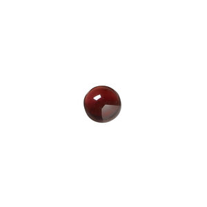 Garnet 1pkg2, hand-cut calibrated round cab natural 8mm