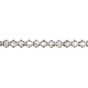 Bead 1pkg1440 crystal urban grey, Swarovski&reg;, 4mm XILION bicone 5328