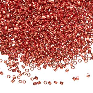 Seed bead, Delica&reg; 1pkg7.5g glass, #11 round, Duracoat&reg; opaque galvanized berry / outside dyed / outside dyed (DB-1838)