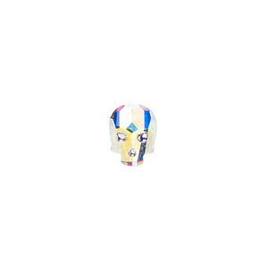 Flat back 72pk crystal AB foil back, Swarovski&reg; 10x7.5mm skull 2856