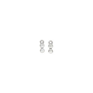 Drop 1pkg2, antiqued sterling silver, 5x2mm overall.