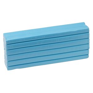 Polymer clay, Sculpey&reg; PREMO, turquoise. Sold per 8-ounce bar.