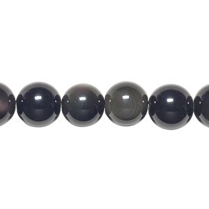 Rainbow obsidian 1pkg1, round bead natural 15.5-16 inch 10mm