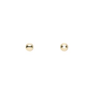 Bead 1pkg1 14Kt gold, 4mm seamless round