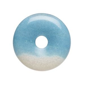Trolleite 1pkg1, donut focal natural B grade, 30mm