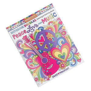 Book 1pkg1, "Peace Love & Music" by Jess Volinski.
