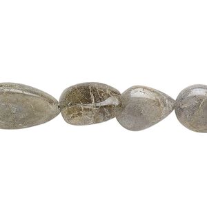 Labradorite 1pkg1, hand-cut flat teardrop bead 13 inch 12x9mm-19x12mm